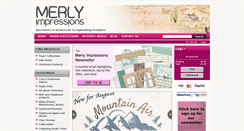 Desktop Screenshot of merlyimpressions.co.uk